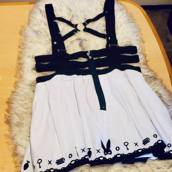 Bunny Lolita Kawaii Cosplay Babydoll Goth Dress - Picture 12 of 12